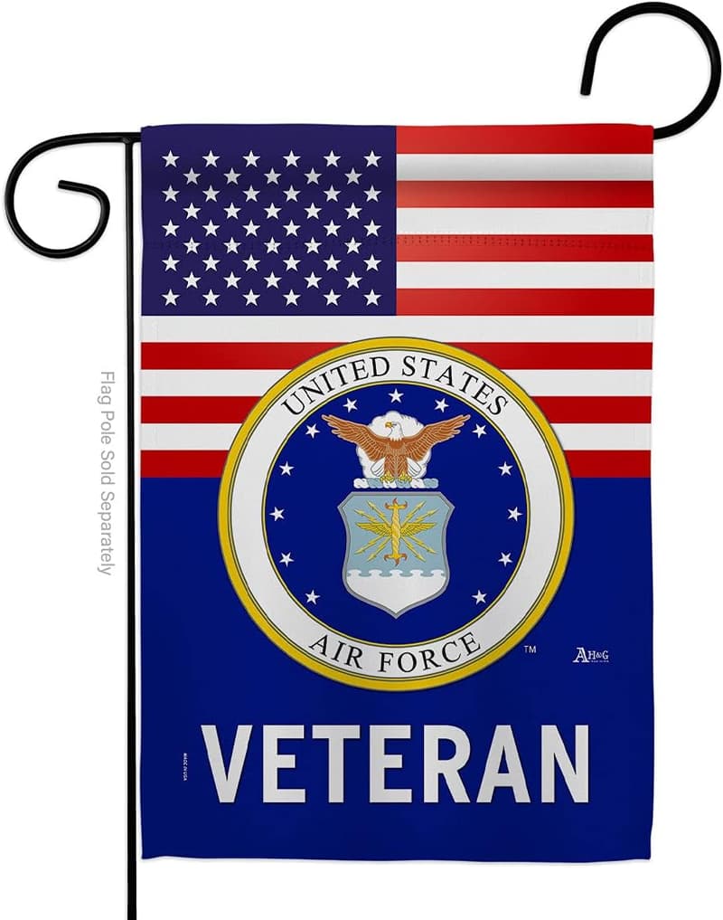 US Air Force Veteran Flag - Memorial Wall Art & Home Decor