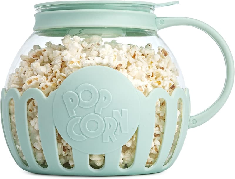 Ecolution 3-Quart Microwave Popcorn Popper with Glass Lid