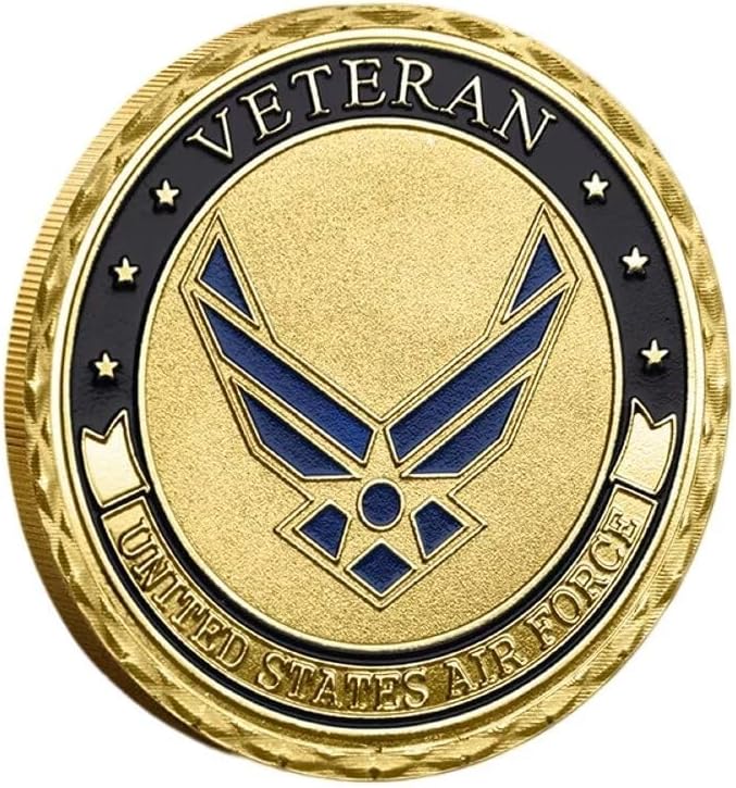 USAF Veteran Challenge Coin – Thank You Gift for Men