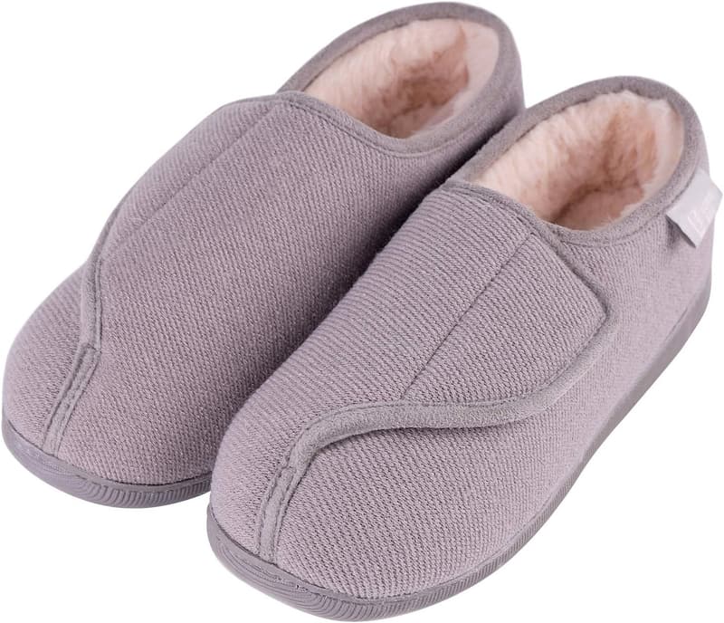 Cozy Adjustable Slippers with Memory Foam for Women