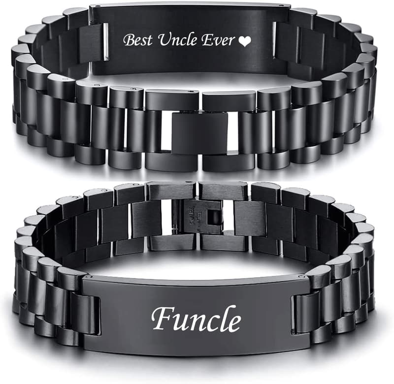 Personalized Stainless Steel Watch Band for Men