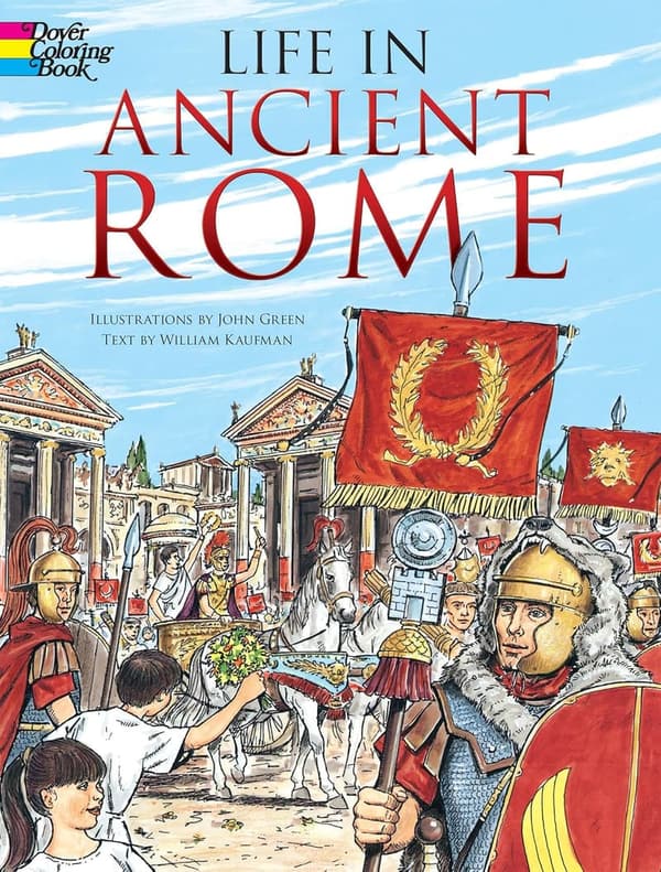 Ancient Rome Coloring Book for History Enthusiasts
