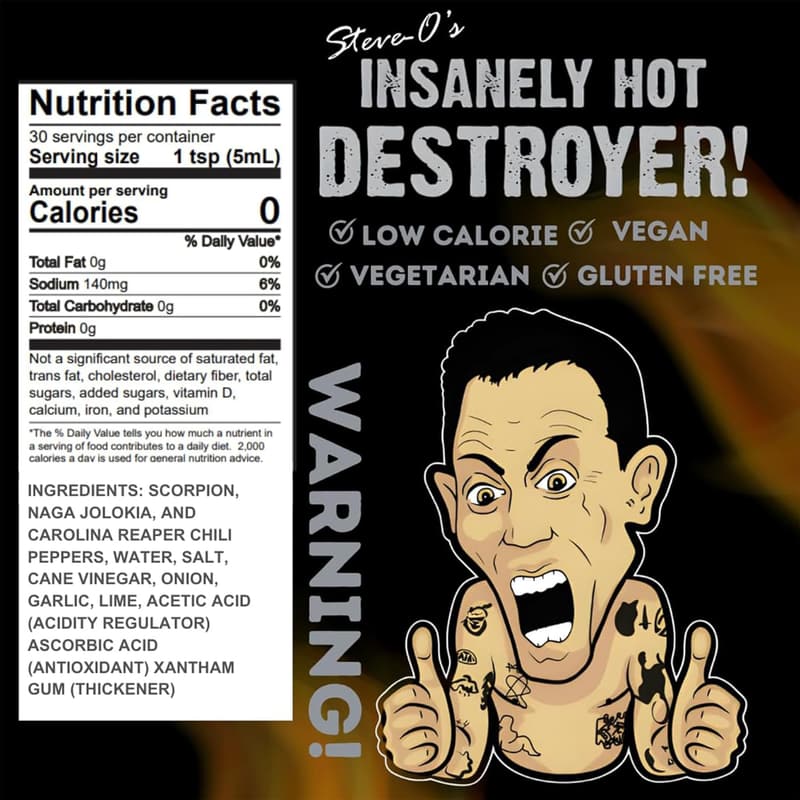 Extreme Heat Hot Sauce with Garlic & Scorpion Peppers - 5 fl oz