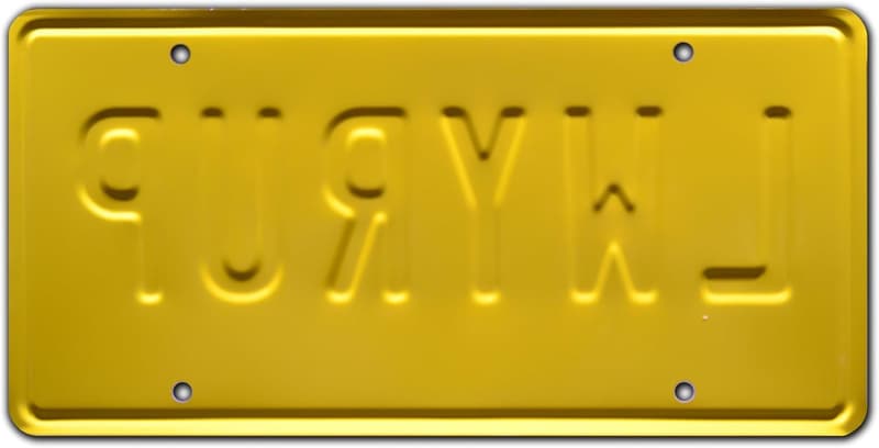 Breaking Bad Metal Stamped License Plate