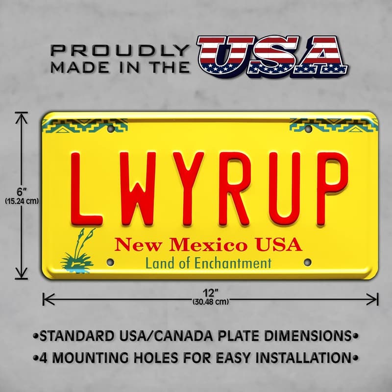 Breaking Bad Metal Stamped License Plate