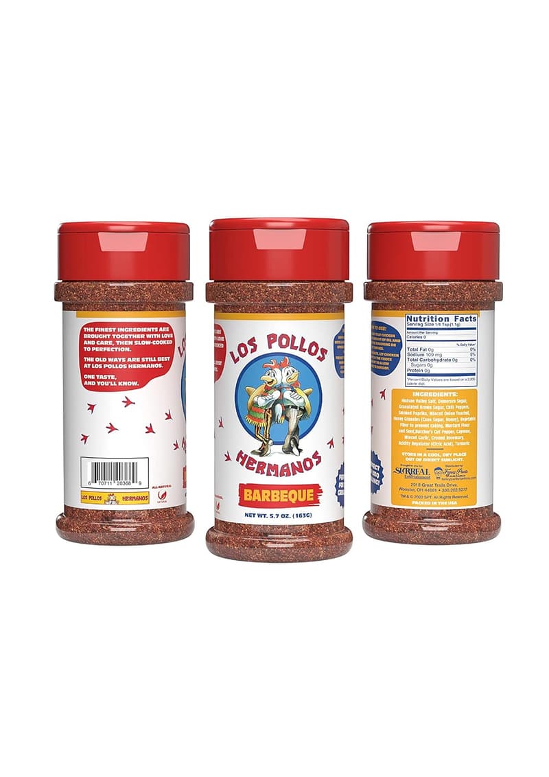 Los Pollos Hermanos BBQ Chicken Rub - Kosher & Non-GMO, 5.7 oz