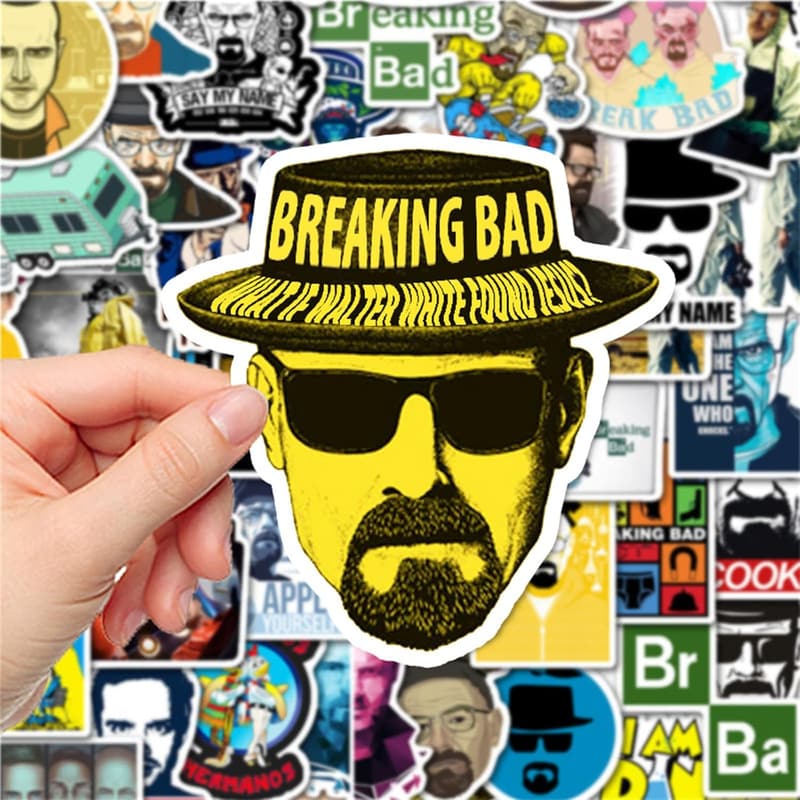 Breaking Bad TV Show Stickers - 50 Waterproof Vinyl Decals