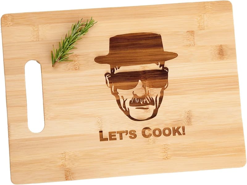 Father's Day Engraved Bamboo Cutting Board & Cheese Tray 13