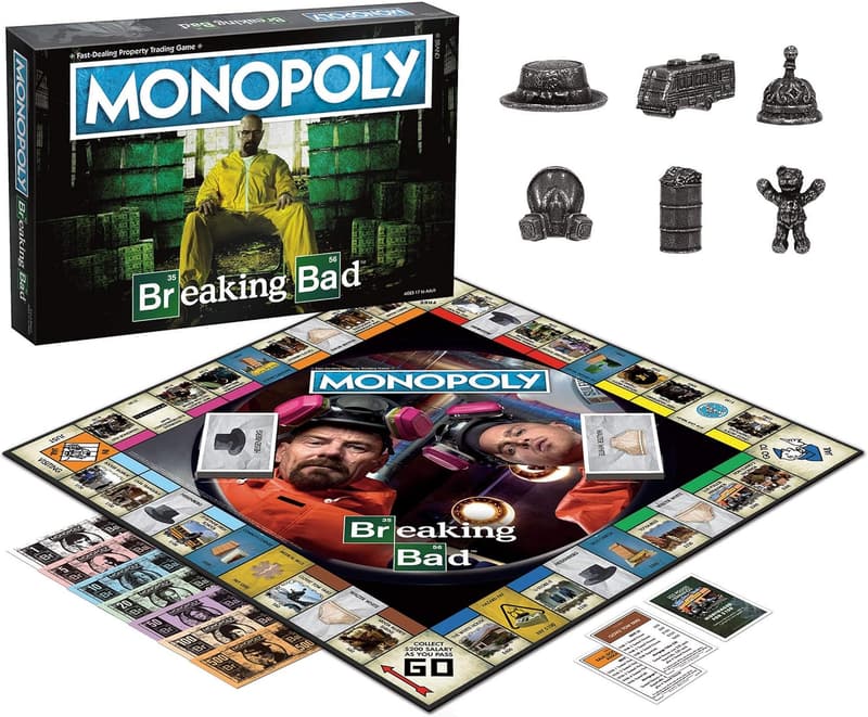 Breaking Bad Monopoly Collectible Game with Iconic Locations