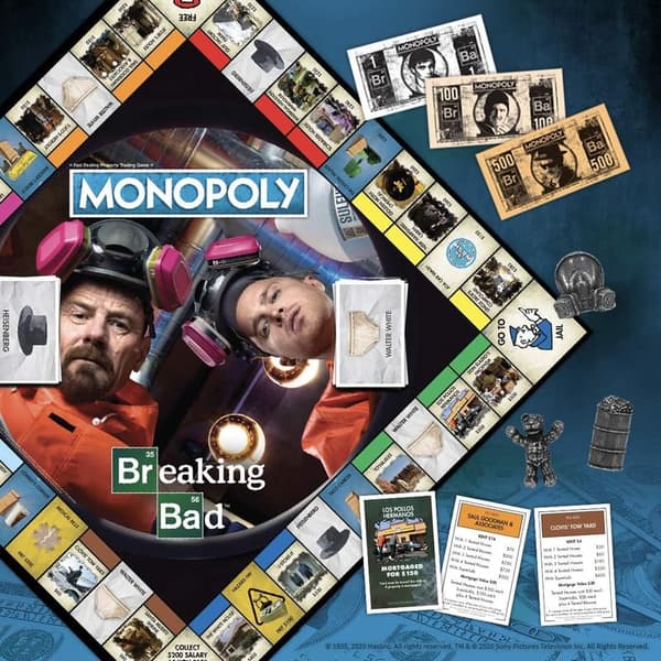 Breaking Bad Monopoly Collectible Game with Iconic Locations