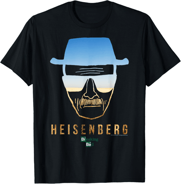 Desert Horizon Heisenberg Outline T-Shirt
