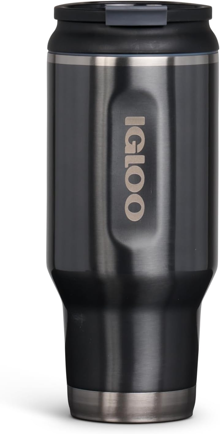 Stainless Steel Flip 'n' Sip Tumbler