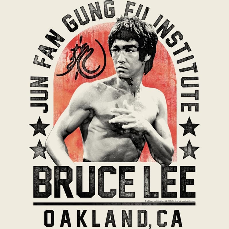 Bruce Lee Jun Fan Gung Fu Institute Adult T-Shirt
