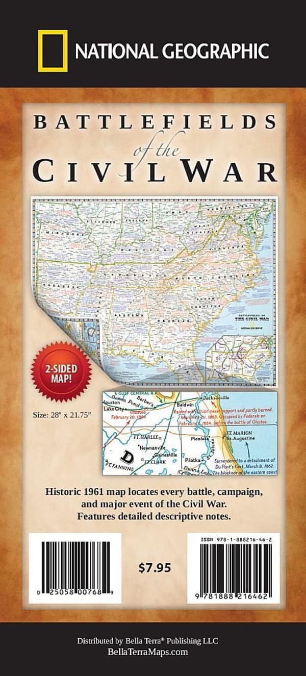 Civil War Battlefields Map