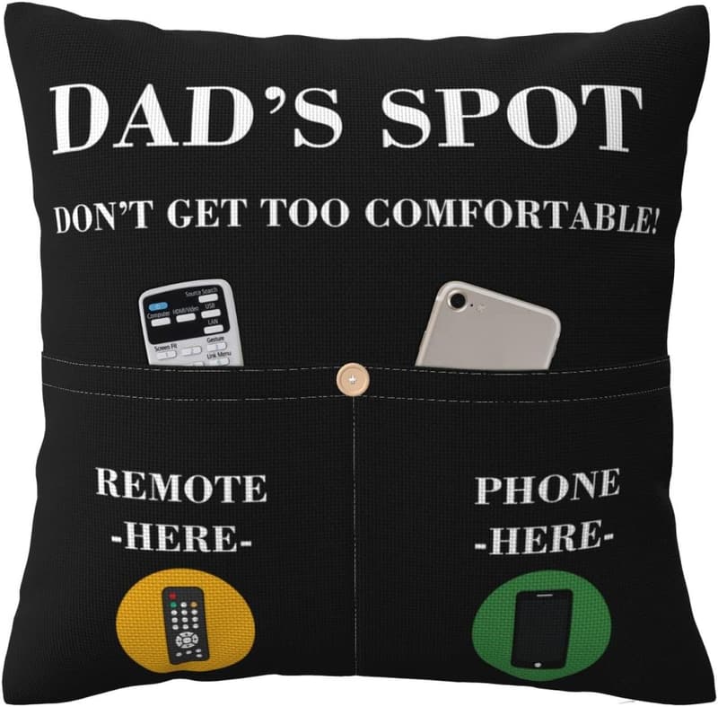 Dad's Spot 2-Sided Throw Pillow Covers, 18x18 inch