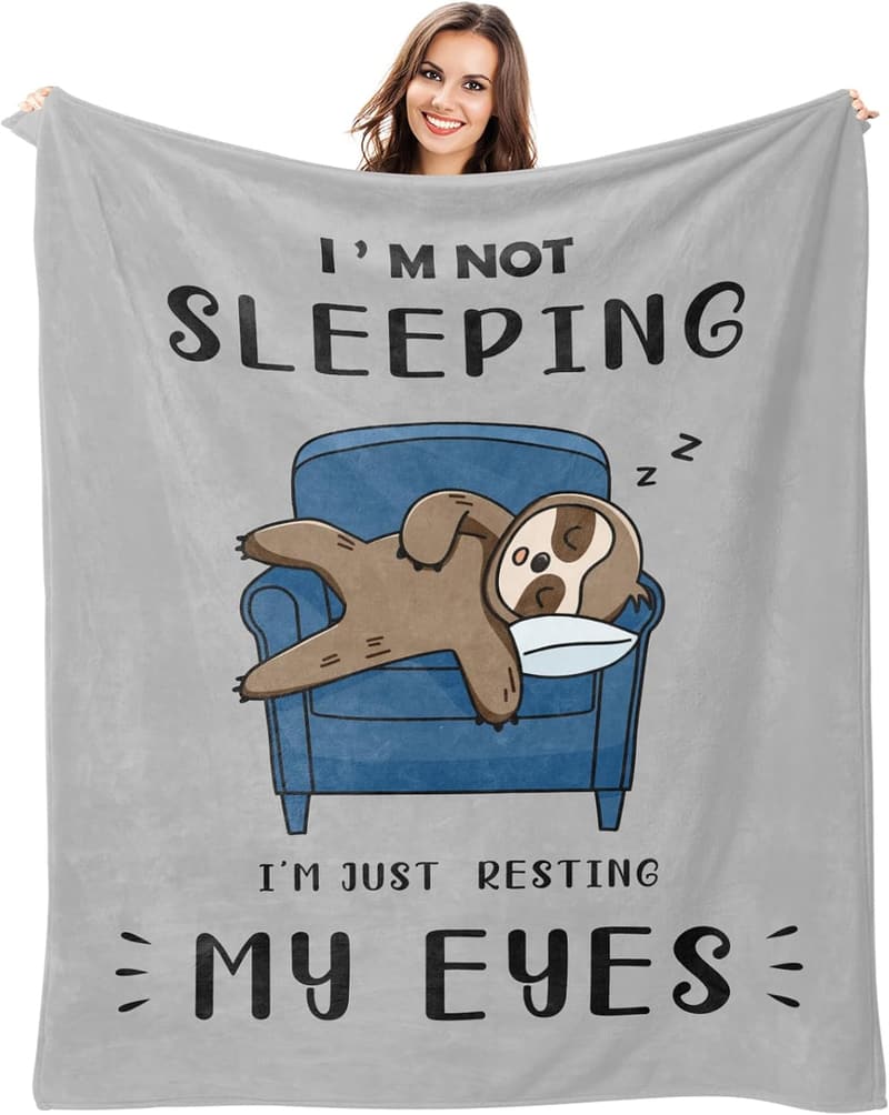 Funny Throw Blanket for Men - Christmas & Father's Day Gift