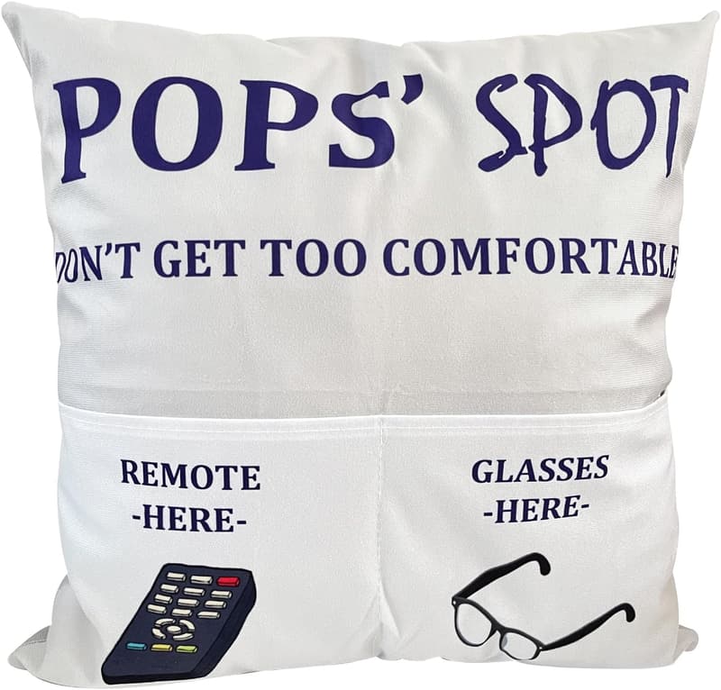 Father's Day 2-Sided Pop Pillow Covers, 18x18 Inch