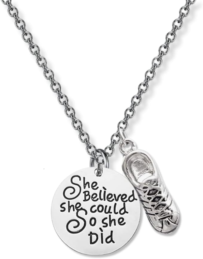 Runner Charm Necklace - Infinity Collection for Running Gifts