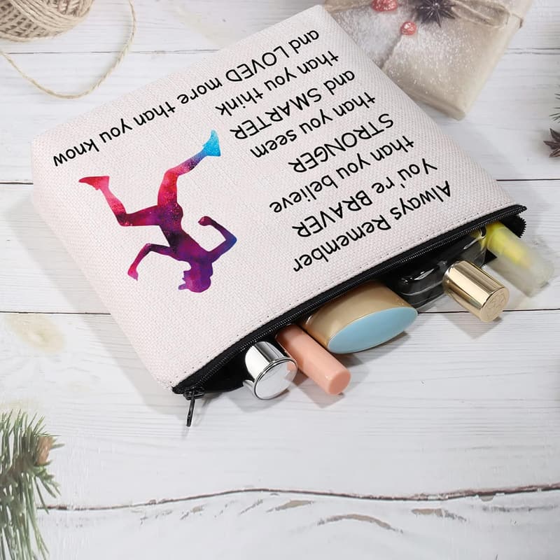 Running Gifts Makeup Bag - Cosmetic Pouch for Runners