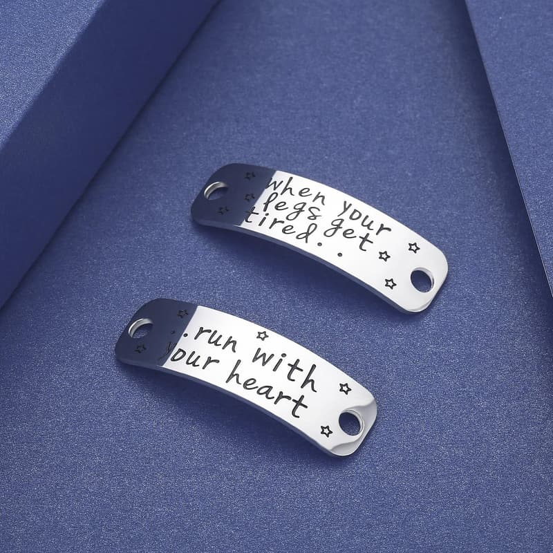 Inspirational Lace Tag for Runners - 