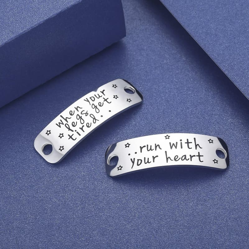 Inspirational Lace Tag for Runners - 