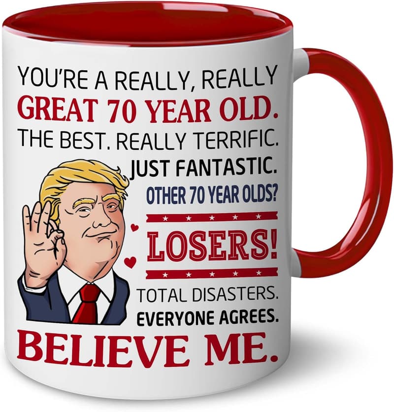 70th Birthday Mug for Men and Women – 1955 Gift Idea