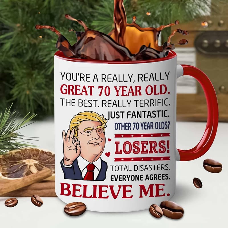 70th Birthday Mug for Men and Women – 1955 Gift Idea