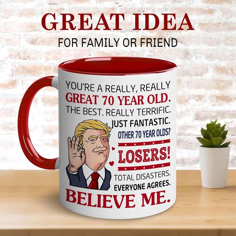 70th Birthday Mug for Men and Women – 1955 Gift Idea