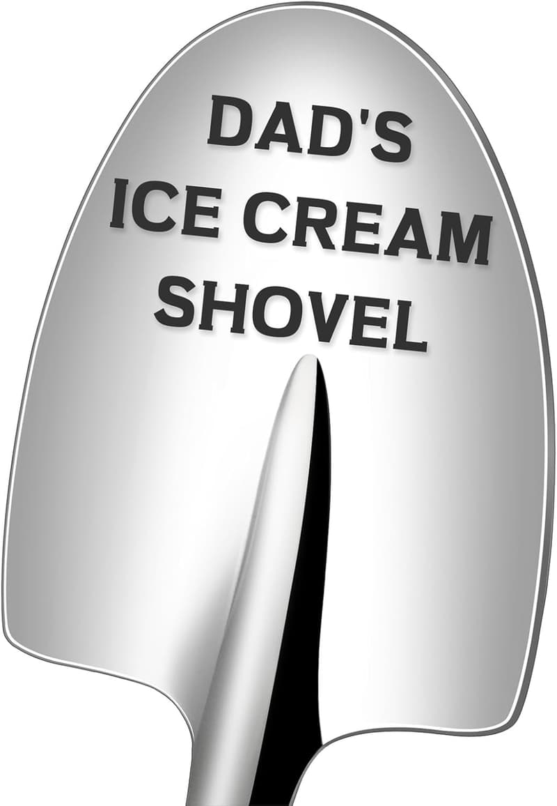 Personalized Ice Cream Shovel Spoon for Dad's Gifts