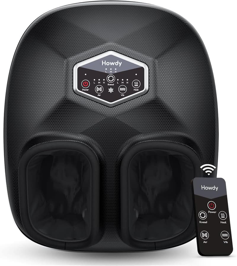 Shiatsu Foot Massager with Heat & Compression - Gifts for Mom