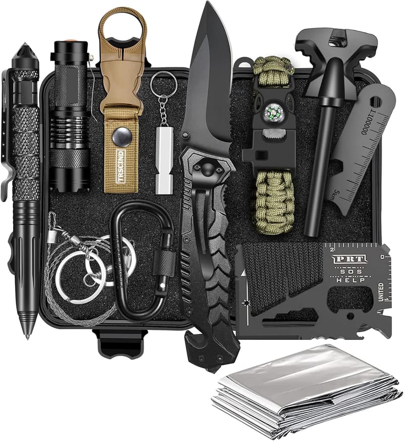 Father's Day Survival Kit for Men - 14-in-1 Gear & Gadgets