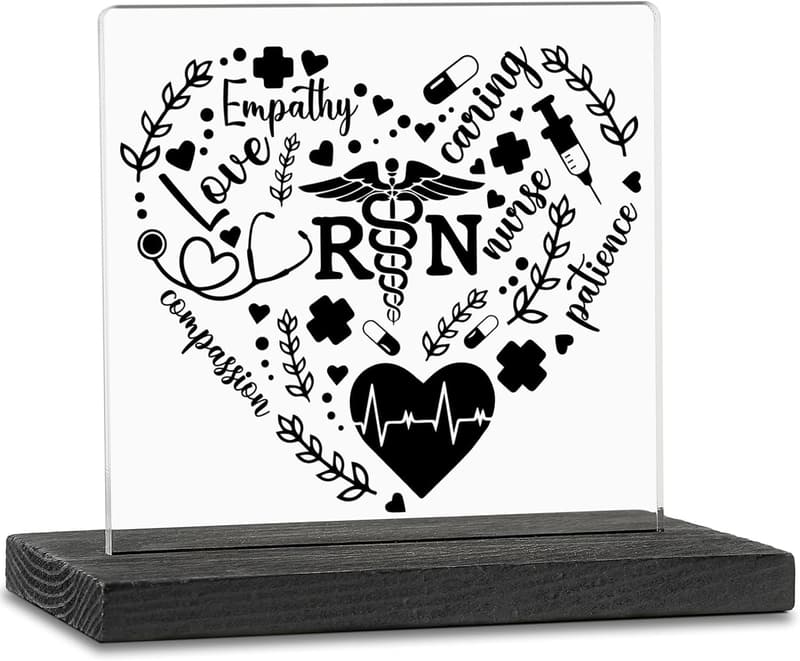 Nurse Appreciation Acrylic Plaque Gift for Women