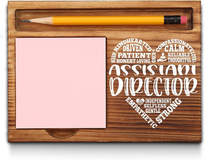Assistant Director Appreciation Self-Stick Note Pad Holders