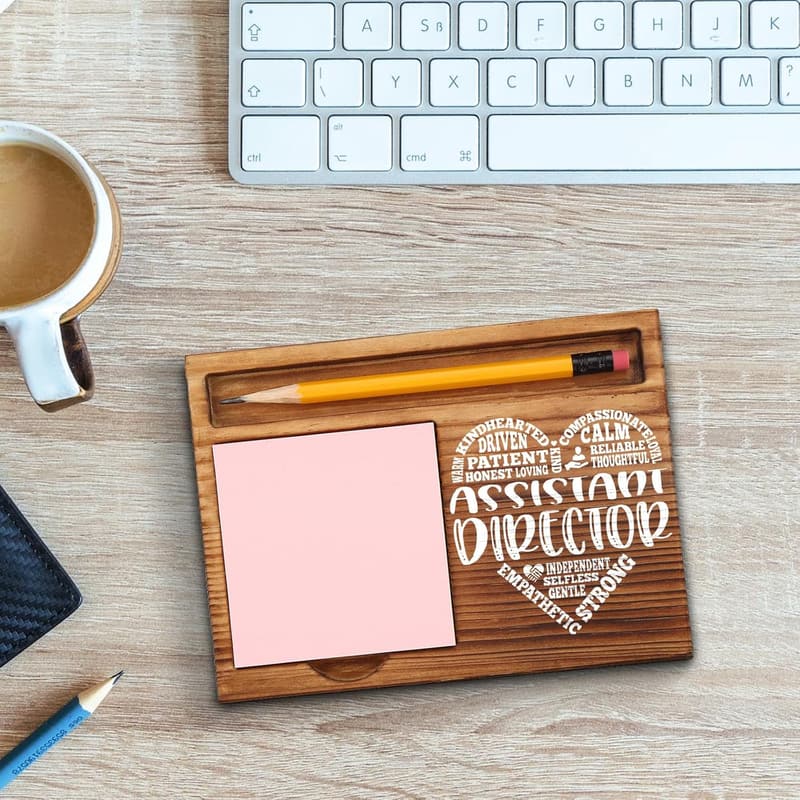 Assistant Director Appreciation Self-Stick Note Pad Holders