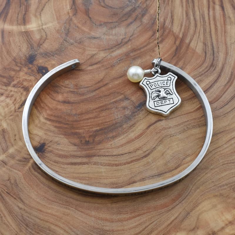 Police Officer Bracelet - Stainless Steel Inspirational Gift