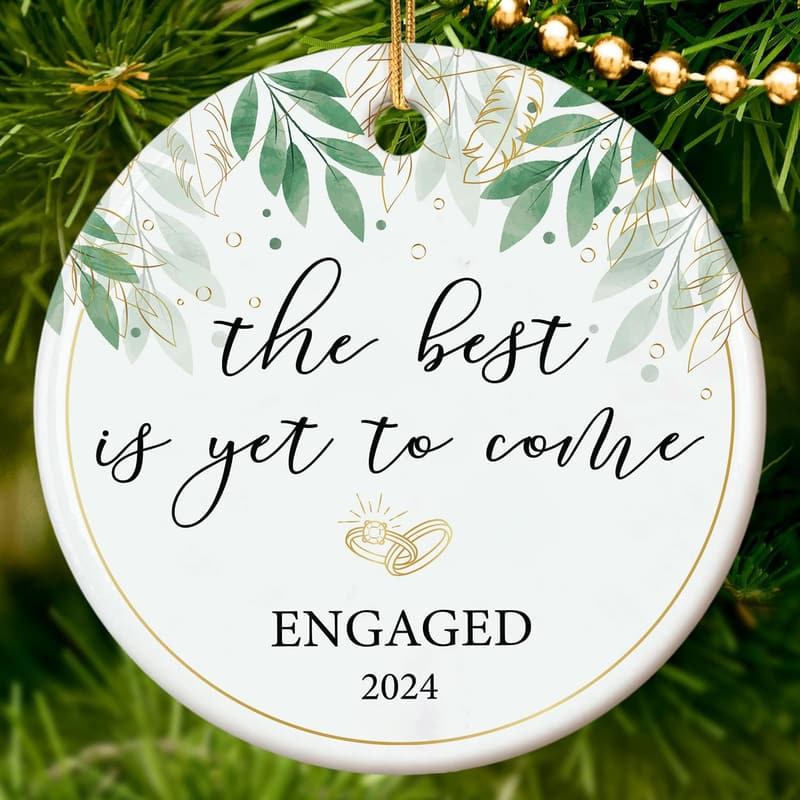 2024 Engagement Ornament - Bride to Be & Fiance Gift