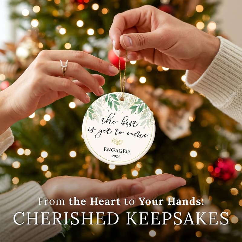 2024 Engagement Ornament - Bride to Be & Fiance Gift