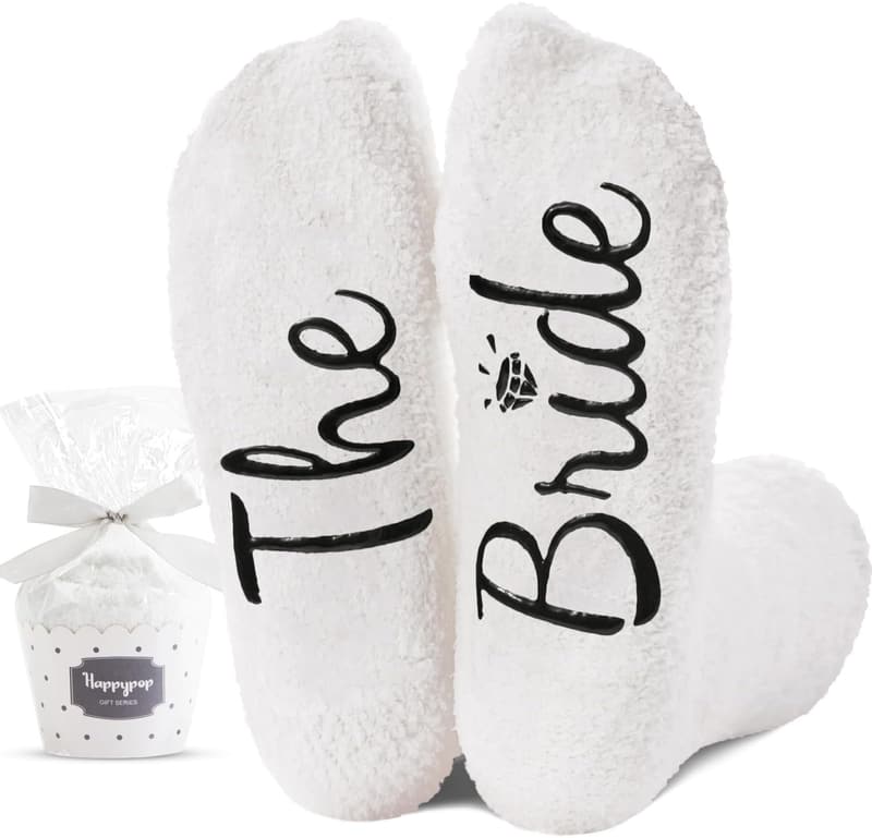 Bride & Groom Socks - Funny Wedding Gifts for Couples