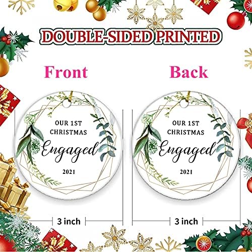 2024 Engaged Ornament for Couples - Mr & Mrs Decoration