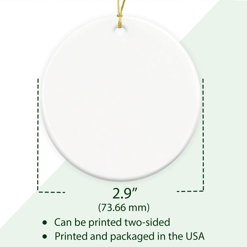 Personalized Engagement Photo Ornament for Couples 2025