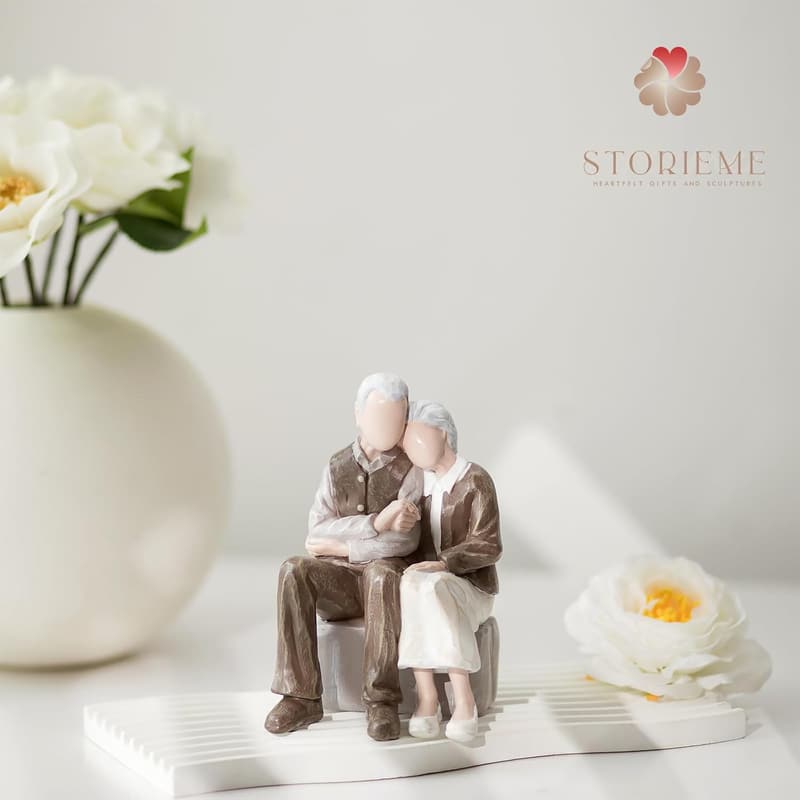25th Anniversary Cake Topper for Couples