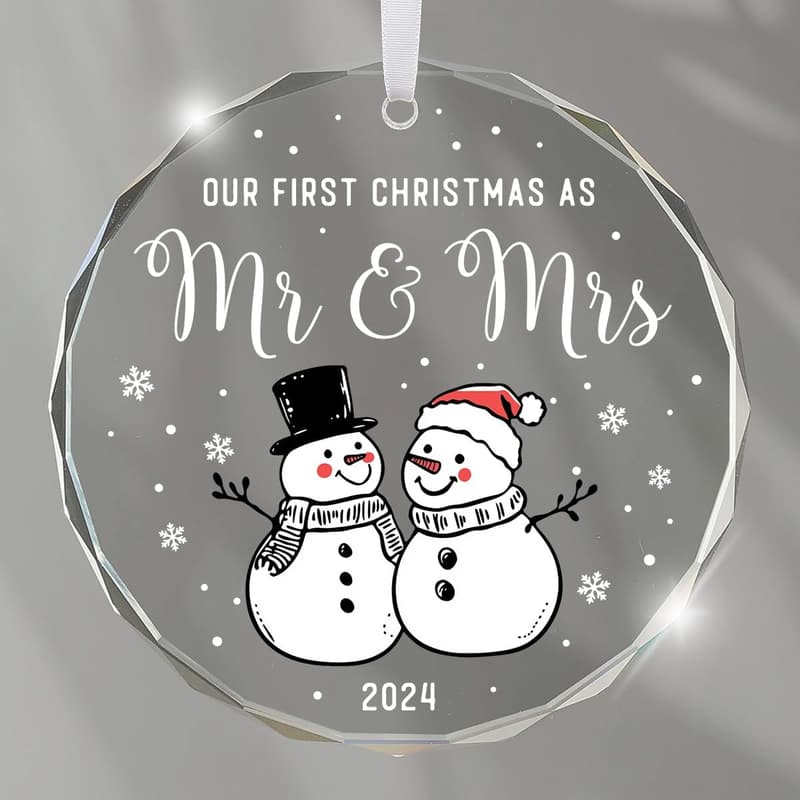 2025 First Christmas Ornament - Unique Newlywed Gift