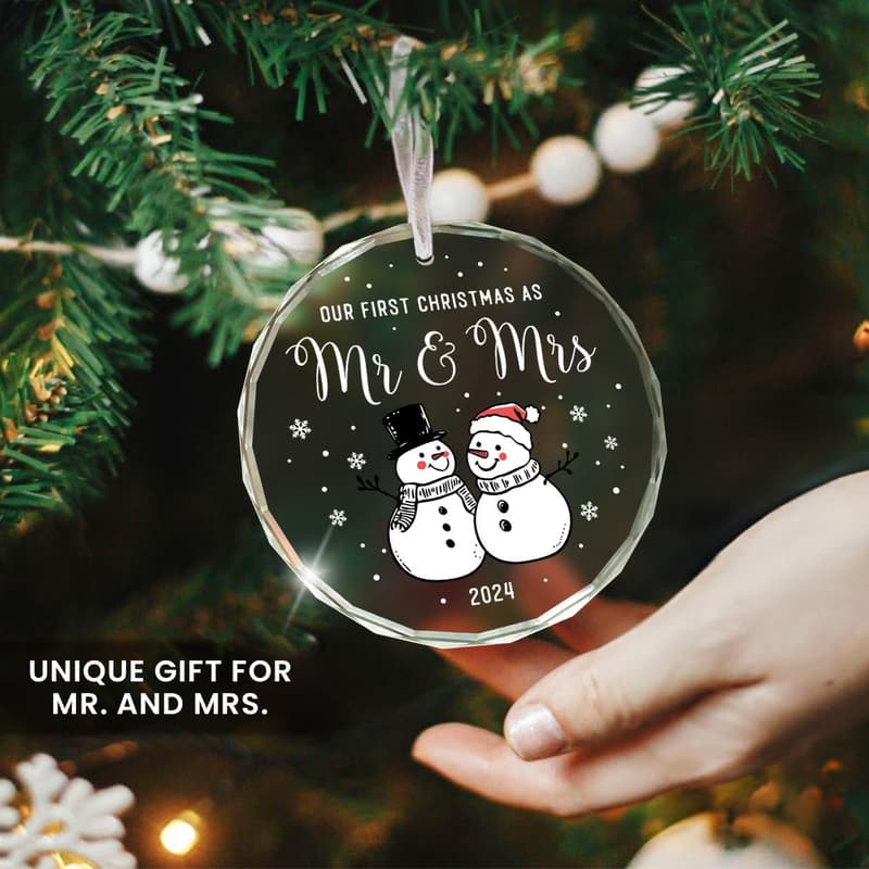 2025 First Christmas Ornament - Unique Newlywed Gift