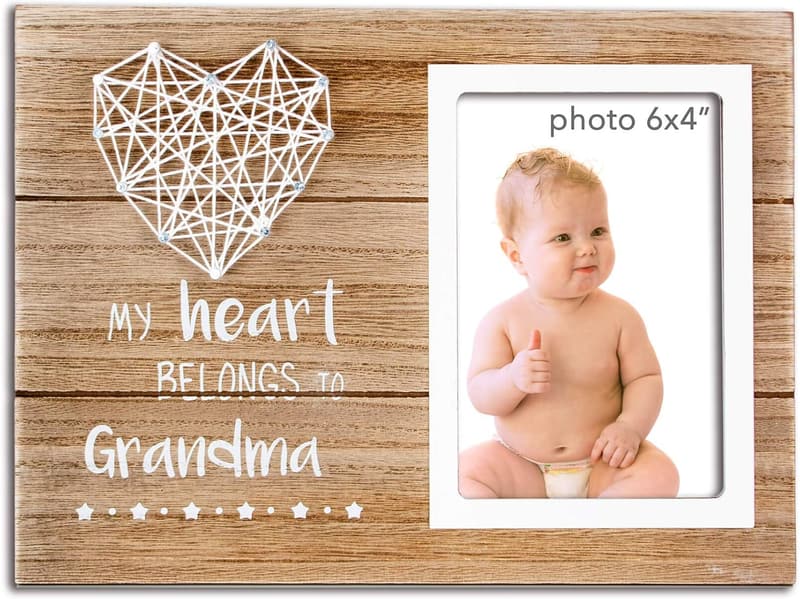 First Time Grandma Picture Frame - 4x6 Photo Gift