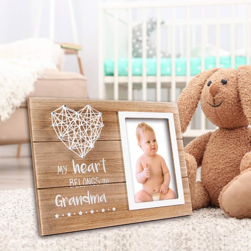 First Time Grandma Picture Frame - 4x6 Photo Gift