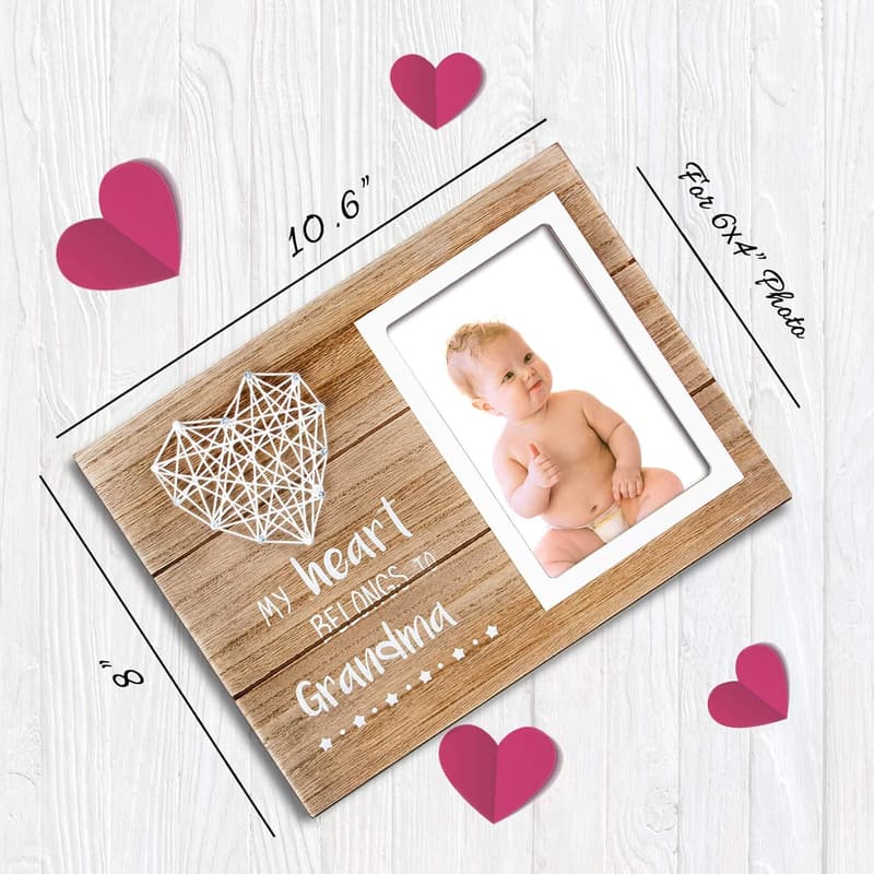 First Time Grandma Picture Frame - 4x6 Photo Gift