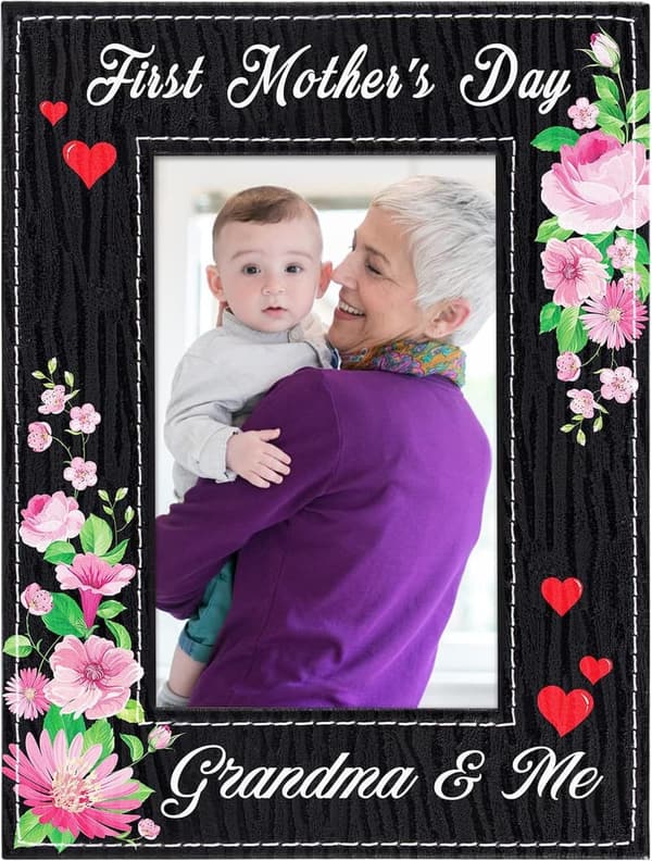 First Mother's Day Picture Frame Gift for New Grandma