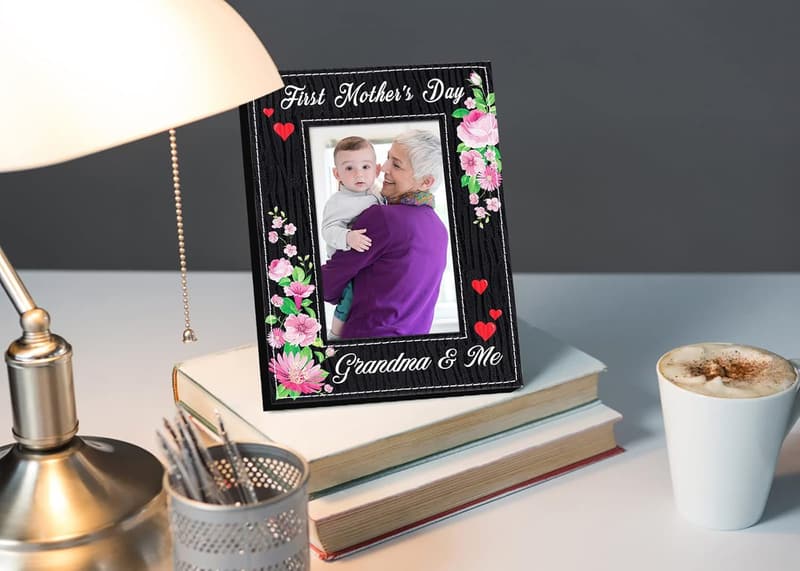 First Mother's Day Picture Frame Gift for New Grandma
