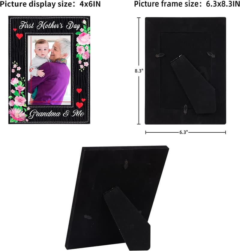 First Mother's Day Picture Frame Gift for New Grandma