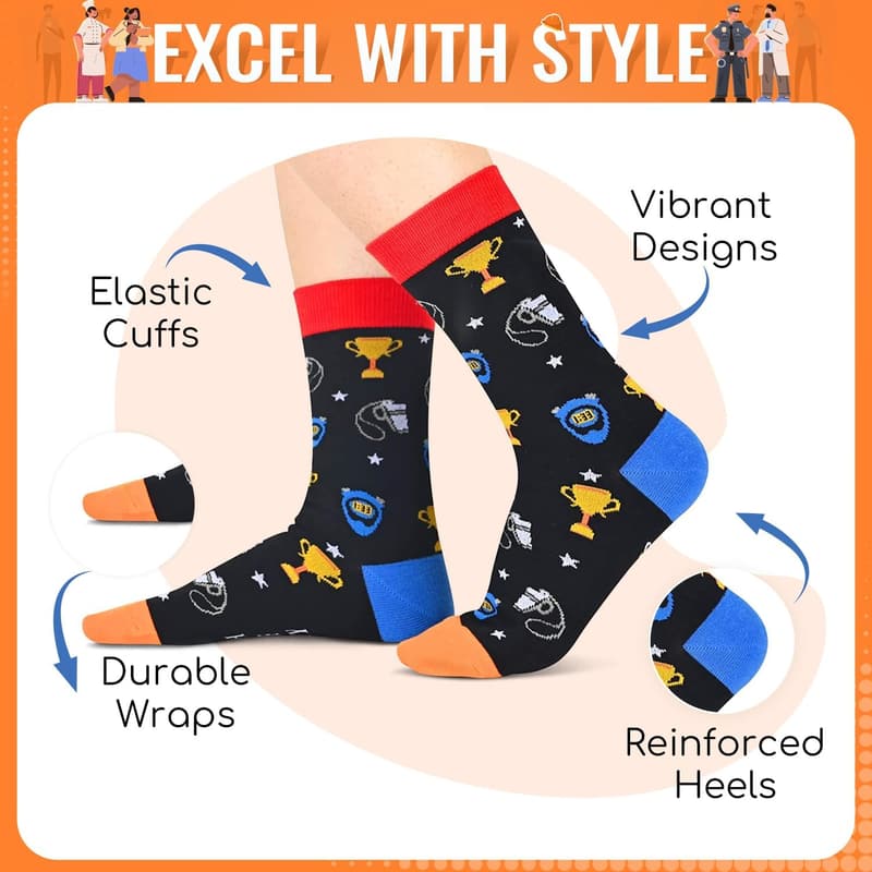 Police Socks for Firefighters and Hairdressers
